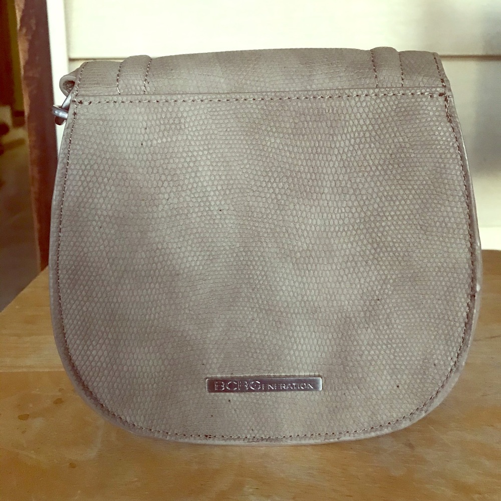 BCBG Beige Crossbody Sling Bag